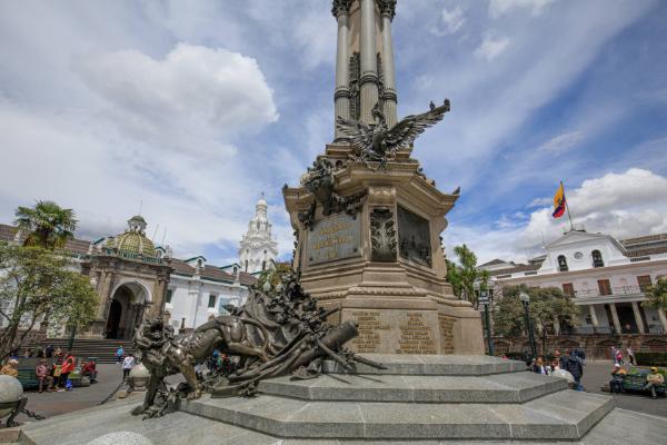 Denkmal an Ecuadorianer Quito