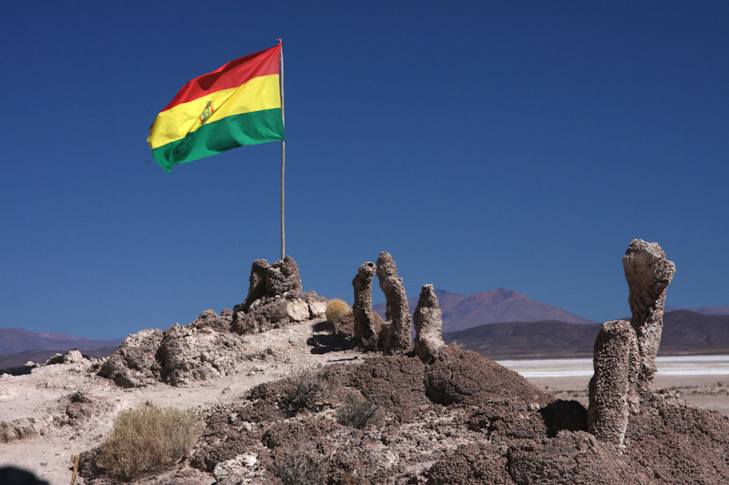 Bolivien Flagge