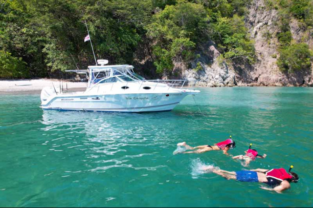 Boot Meer Schnrkeln in Costa Rica