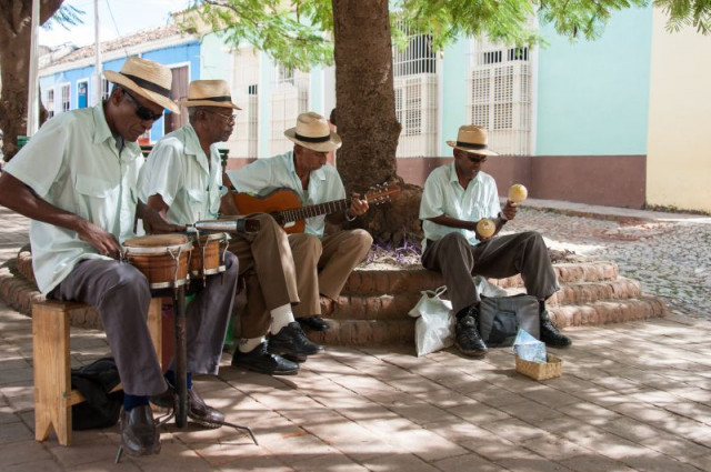 Straßenmusik in Trinidad