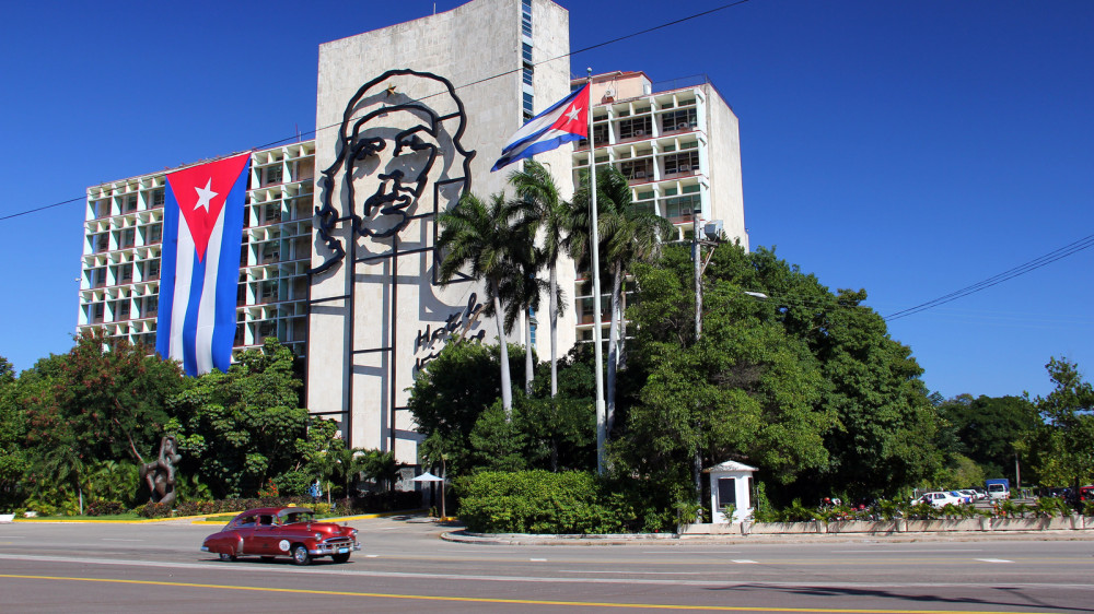 Blick auf Regierungsgeb?ude Plaza de la Revoluci?n ()