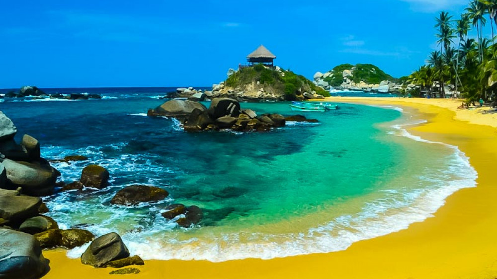 Strand im Tayrona Park Kolumbien ()