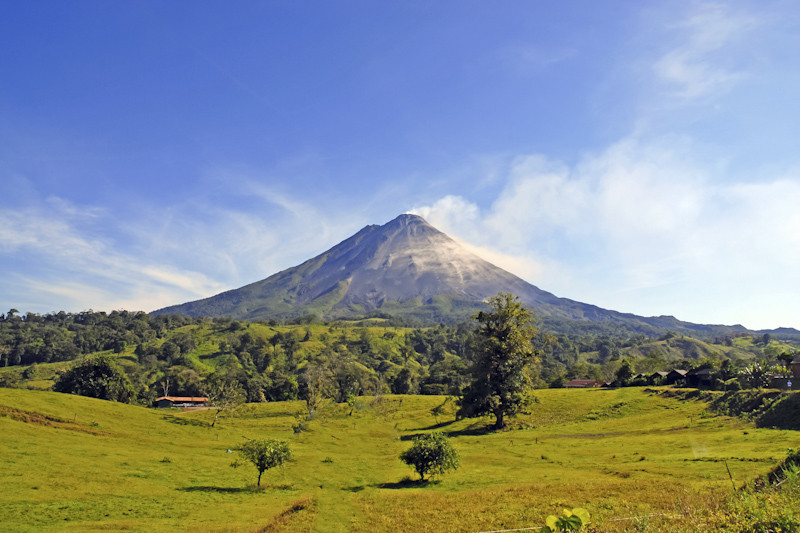 Vulkan Arenal bei gutem Wetter