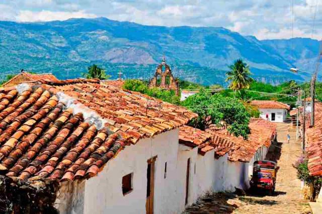 Dorf Barichara Kolumbien