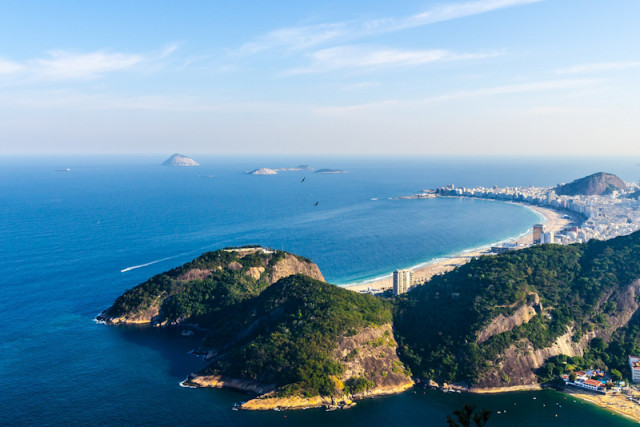 Copacabana Bucht in Rio de Janeiro