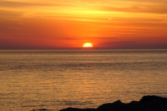 Sonnenuntergang bei Colonia del Sacrament