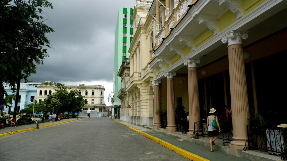 Au?enansicht des Hotel E Central in Santa Clara Kuba (Copyright 2011)