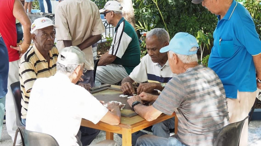 Dominospieler in Cuba ()